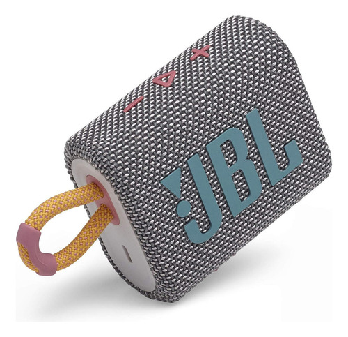 Jbl Go 3: Altavoz Portátil Con Bluetooth, Batería Incorporad Color Color: Gris 110v