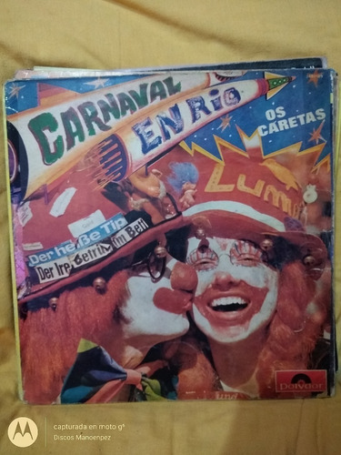 Vinilo Os Caretas Carnaval En Rio Br1