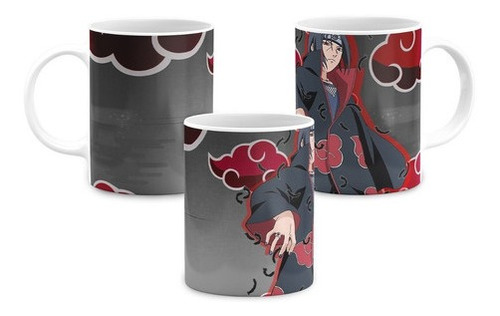 Caneca Cerâmica Itachi Akatsuki - Naruto