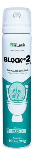 Odorizador Sanitario Block Nº 2 Blend 100ml/85g - Kelldrin