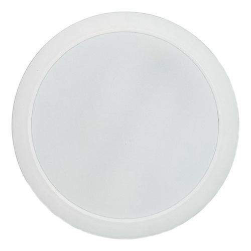 Pack 5 Panel Redondo Led Pro Sobrepuesto 12w Cálido