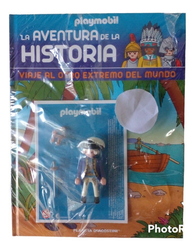 Enciclopedia De Historia + Playmobil Viaje Al Otro Extremo  