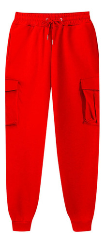 Pantalones A La Moda Para Mujer Con Cordones Y Bolsillos
