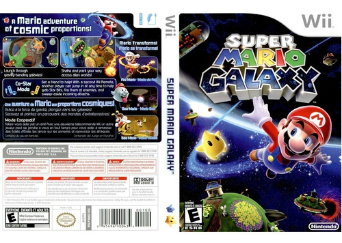 Juego Original Nintendo Wii Super Mario Galaxy Wiisanfer (Reacondicionado)