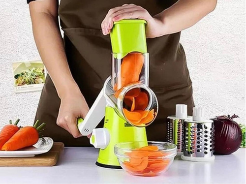 Imagen 3 de 6 de Rallador De Queso Y Verduras Mandolina Manual Rayador