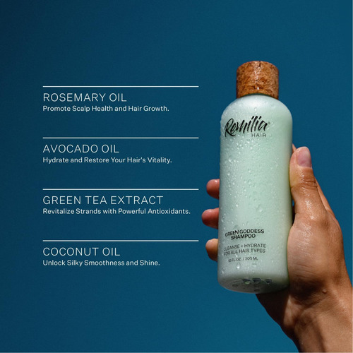 Shampoo Remilia Com Óleo De Alecrim - Shampoo Totalmente Nat