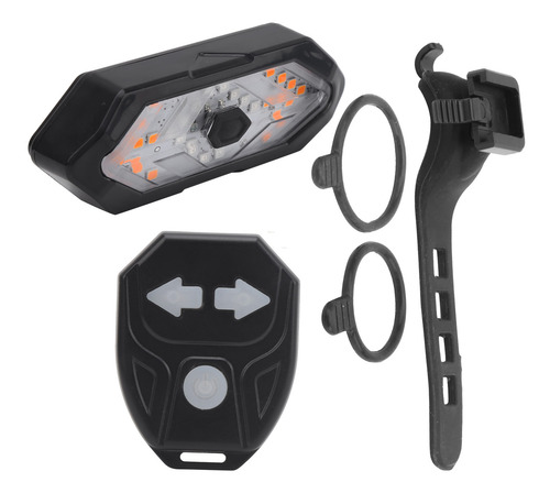 Luz Trasera Recargable Usb Para Bicicleta Con Control Remoto