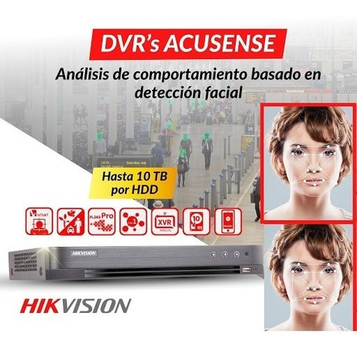 Imagen 5 de 10 de Dvr Seguridad 8ch Hikvision Turbo Full Hd 1080p 2mp Ahd Tvi Cvi Hdmi