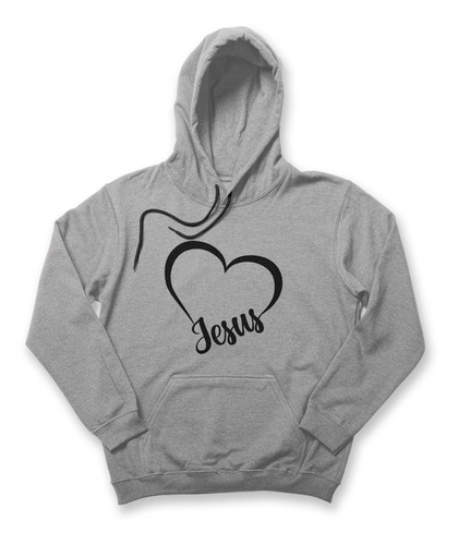 Sudadera Hoodie Jesus Heart Cristiana Frase Unisex