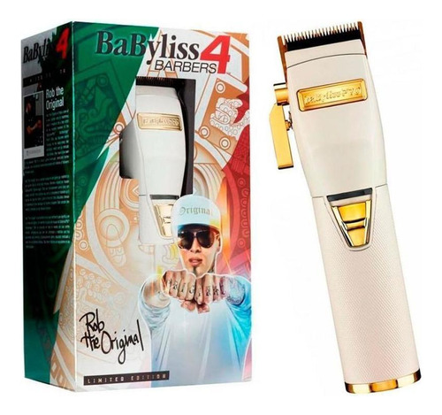 Máquina De Corte Sem Fio Babyliss Pro White Fx Cordle Bivolt