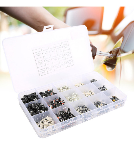 Micro Táctil Con Botón Pulsador Táctil Tact, 750 Unidades, 1