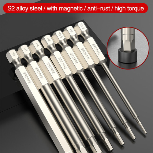 Batch Head Driver Close Bite 75 Mm Inner Hex7 Piece