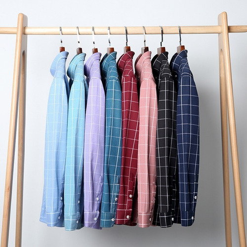 Casual Hombre Ropa Camisa De Cuadros Knight Oxford Summer Sh Casual Hombre Ropa Camisa De Cuadros Knight Oxford Summer Sh