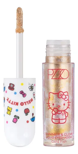 Shimmer & Glow Liquid Eyesh Gold Fish Hello Kitty Petrizzio
