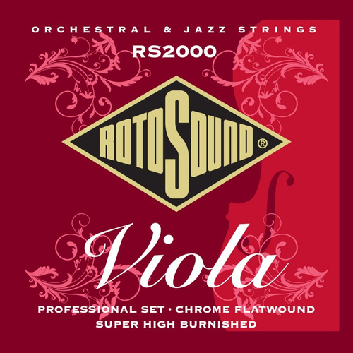 Cuerdas Para Viola Profesional Set Flat Rotosound Rs2000