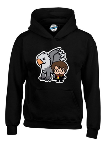 Buzo Capota Harry Potter Buckbeak Unisex Niños Y Adultos