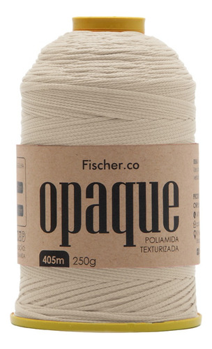 Fio Opaque Fischer 250g Tex 610 100% Poliamida 405 Metros Cor 6007- Bege