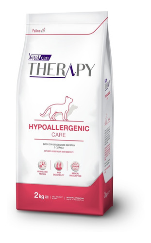 Therapy Feline Hypoallergenic 2kg. Despacho Regiones** Tm