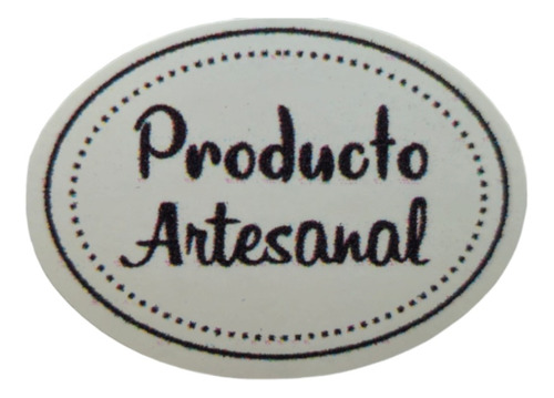 Etiquetas Auto Adhesivas Producto Artesanal Pack 1000