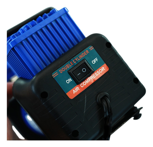 Compresor Aire Doble Cilindro 12v Inflador Para Auto 150psi
