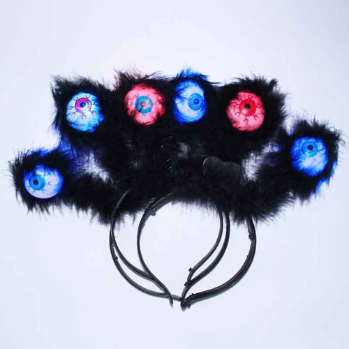 Faixa De Cabelo Luminosa De Halloween, 3 Peças De Cor Aleató