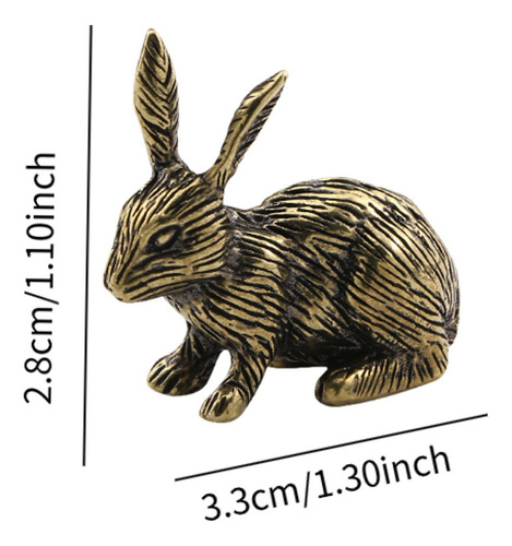 Conejo Zodiaco Mini Conejo Adorno Animal De Conejo Té