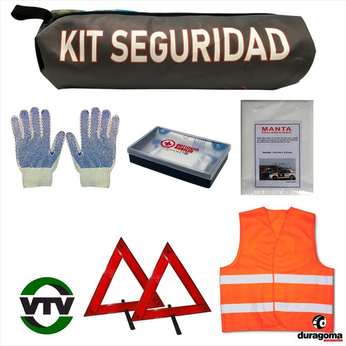 Imagen 2 de 9 de Kit De Seguridad Emergencia Vtv Autos Airway Reglamentario