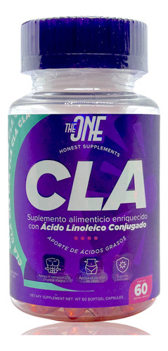 Cla Ácido Linoleico Conjugado 60 Cápsulas 1 G The One