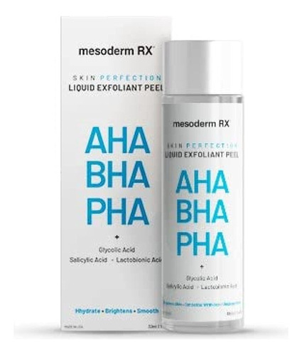 Mesoderm Rx Aha Bha Pha Exfoliante Liquido, 3.4 Fl Oz