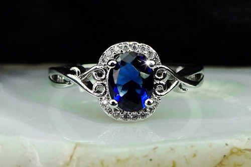 Imagen 4 de 10 de Anillo Compromiso Oro 18k Regalo Novia Promesa Dama Elegante