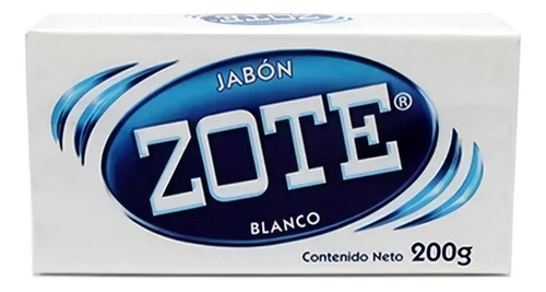 Jabón De Lavandería En Barra Zote Blanco 200g