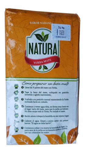 Yerba Mate Natura Naranja Oberá Misiones Por Mayor