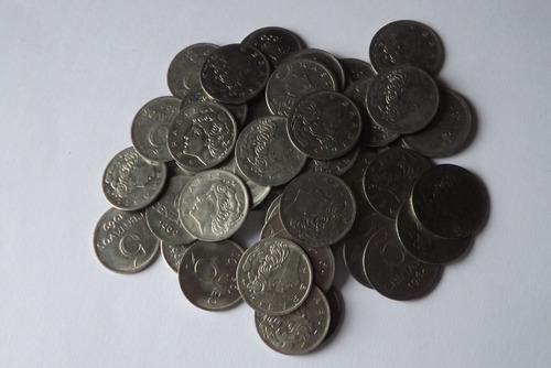100 Moedas De 5 Centavos 1969