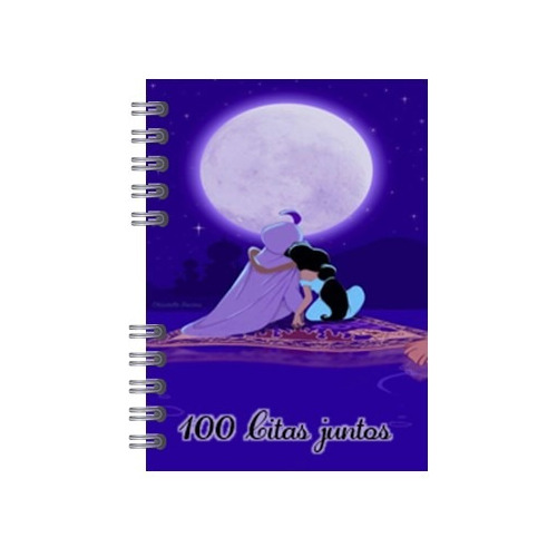 Libro 100 Citas Jasmine-aladino + Lápiz De Regalo