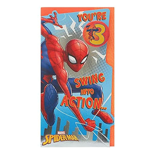 Tarjeta De Felicitación De Cumpleaños De Spiderman 3e...