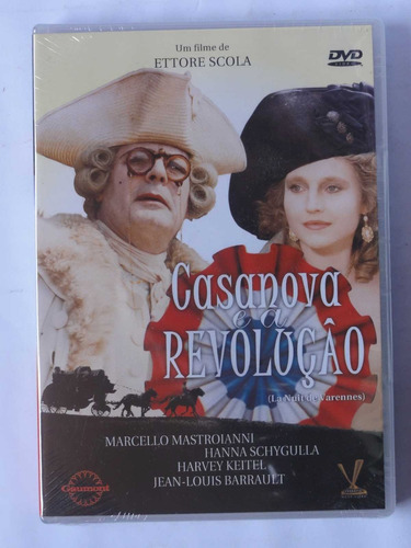 Dvd Casanova E A Revolução Ettore Scola Original Lacrado!!
