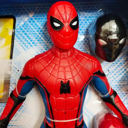Boneco De Ação Sounding Spiderman Toys Deluxe Web Gear 3 Em