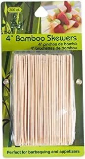 Pinchos de Banbú, 18 cm / 200 pcs Best Products 200 Pinchos de Madera,Palillos para Cóctel,Brochetas Bambú para Aperitivos,Barbacoa-Biodegradables 
