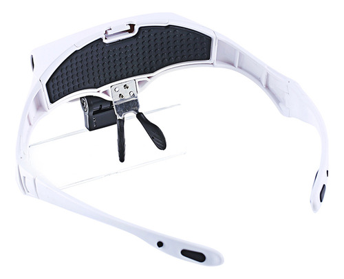W Lupa Con Diadema Con 5 Lentes Y Luces Led, Ajustable
