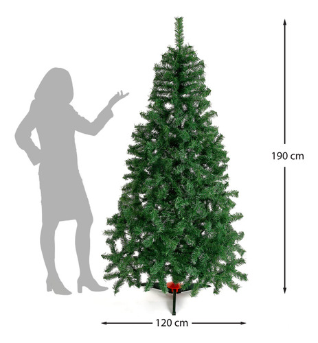 Arbol Navidad Naviplastic Pino Aleman Verde No6 190cm