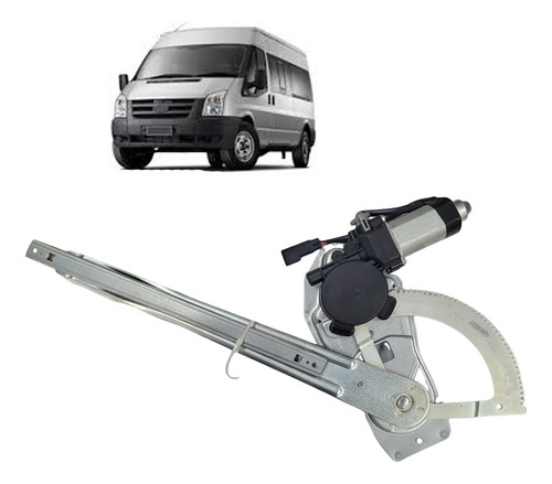 Máquina De Vidro Elétrico Esquerdo Transit 2008 2009 A 2013