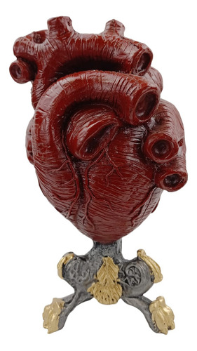 Florero Maceta Figura Corazón Anatómico Jarrón De Resina 