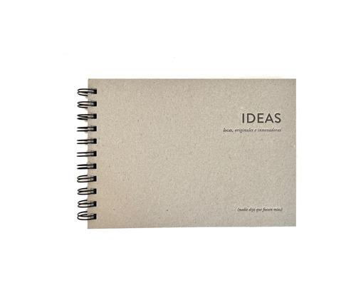 Cuaderno Ideas Locas A5 Liso - Mil Letterpress