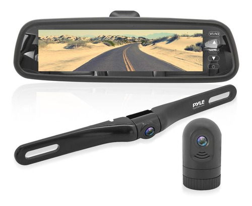 Cámara De Coche De Espejo Retrovisor Pyle Plcmdvr77