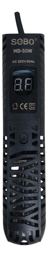 Calefactor Digital 50 Watts Sobo Hd-50w Acuarios Potencia 50 W