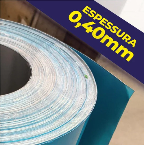 Chapa Folha De Alumínio 50 Cm X 7 Metros Para Calha/rufo