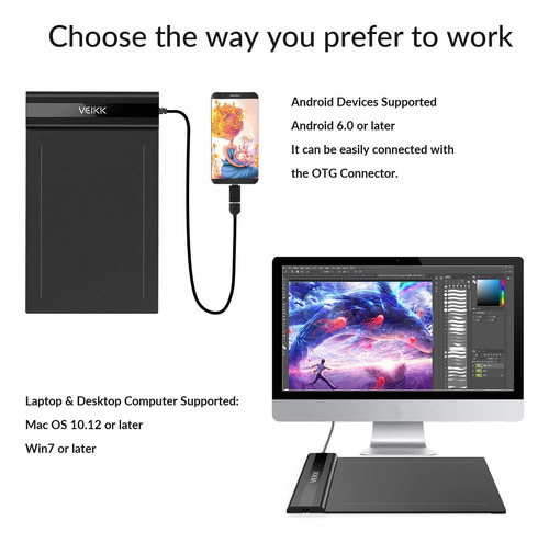 Tableta Gráfica Wacom Sketchpad Pro Negra