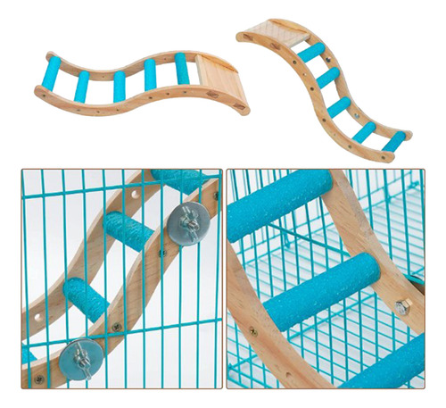 (bl) Poleiro, Plataforma, Escadas Lixadas, Escada De Escalad