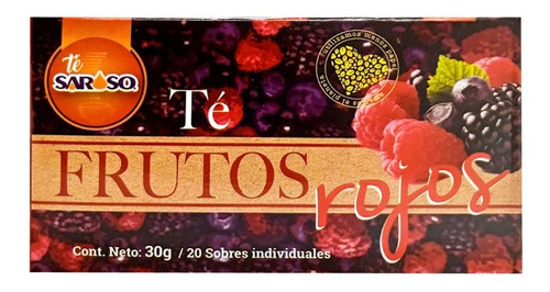 Té Saroso Frutos Rojos 30g