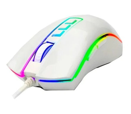 Mouse Gamer Redragon Blanco Rgb Cobra M711